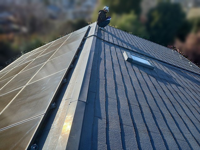 太陽光パネル屋根点検